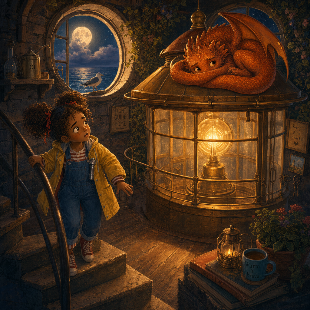 Illustration for page 1 of “Ember's Littlest Light”