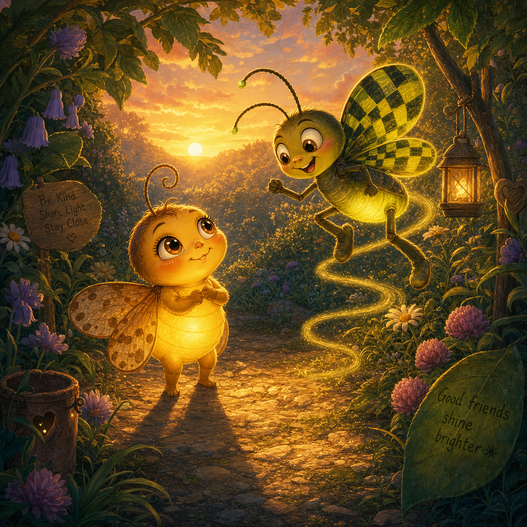 Illustration for page 2 of “Wren and the Steady Glow”